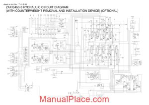 hitachi zaxis 450 500lc 520lch 3 hydraulic circuit diagram 4 page 1