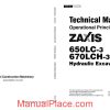 hitachi zaxis 650lc 670lch 3 technical manual operational principle page 1