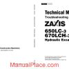 hitachi zaxis 650lc 670lch 3 technical manual troubleshooting page 1