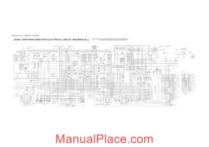 hitachi zaxis130w 160w 180w 210w hydraulic circut diagram page 1 scaled