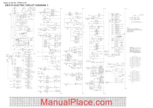 hitachi zw310 electric circut diagram page 1