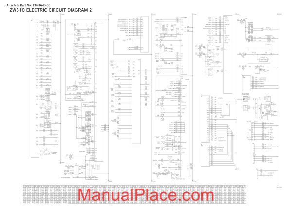 hitachi zw310 electric circut diagram page 2