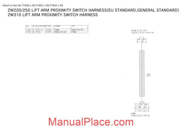 hitachi zw310 electric circut diagram page 3