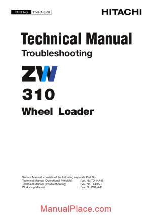 hitachi zw310 technical manual troubleshooting page 1