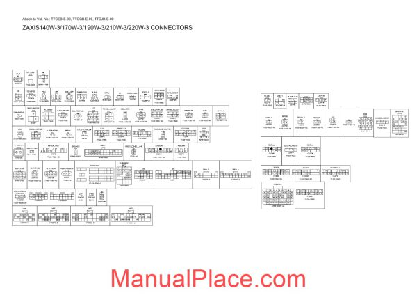 hitachi zx140w 170w 190w 210w 220w 3 electrical circuit diagram page 3