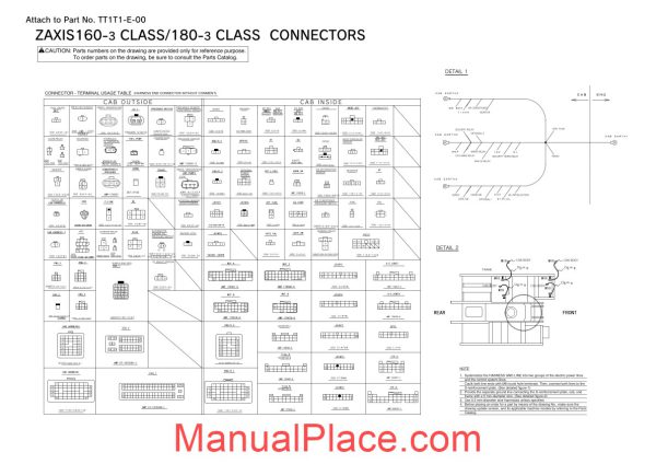 hitachi zx160 180 3 class electrical diagram page 3