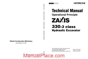 hitachi zx330 3 technical man opera page 1