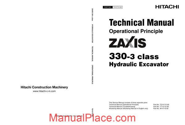 hitachi zx330 3 technical man opera page 1