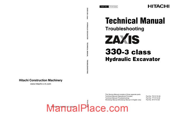 hitachi zx330 3 technical man tro page 1