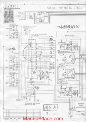 hitachi zx800usl hydraulic circuit page 1