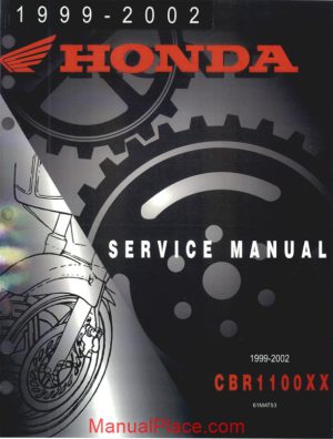 honda 99 02 cbr1100xx service manual page 1