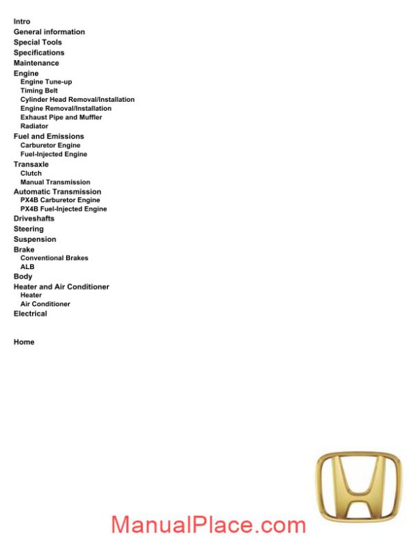 honda accord 1990 1993 maint repair manual page 2