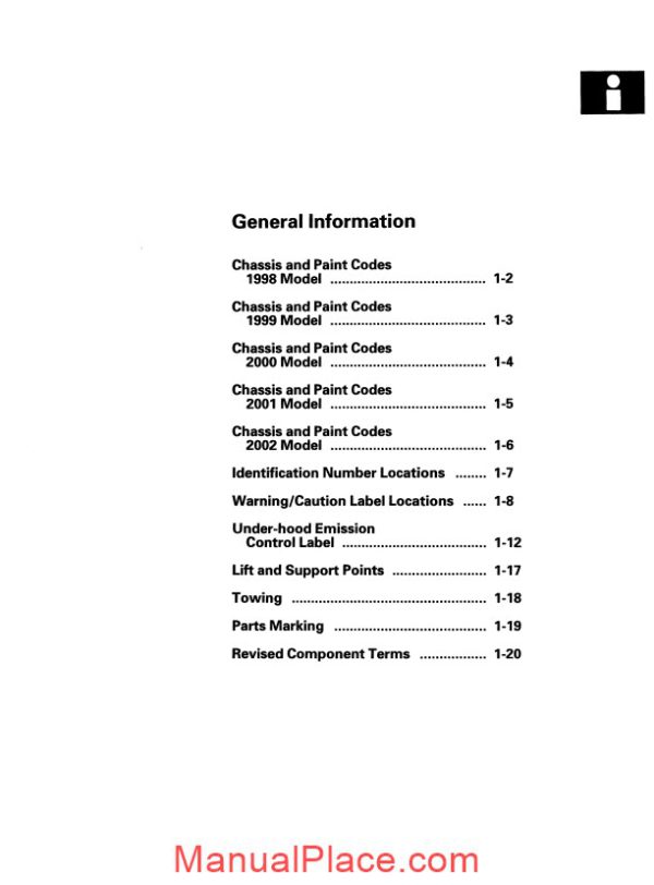 honda accord 1998 2002 workshop manual page 2