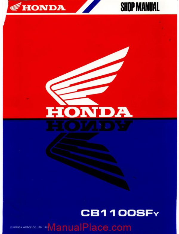 honda cb1 1100sf workshop manual page 1