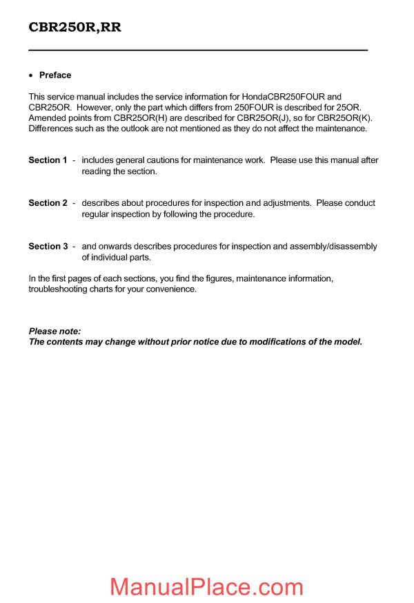 honda cbr250 servicemanual page 3 scaled