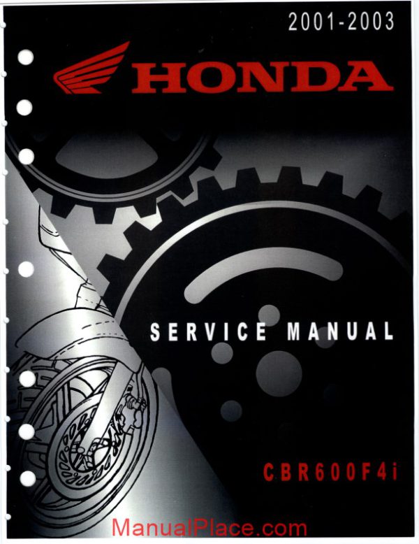 honda cbr600f4i service manual page 1