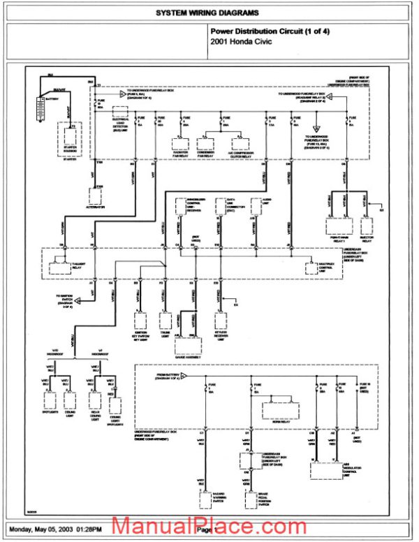 honda civic 2001 2003 wiring diagram page 3