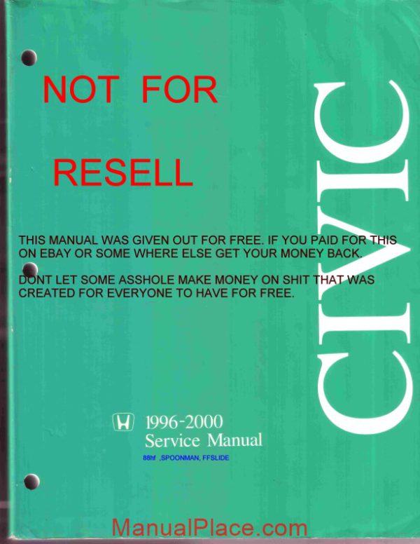 honda civic ej6 ej7 ej8 96 00 service manual page 1