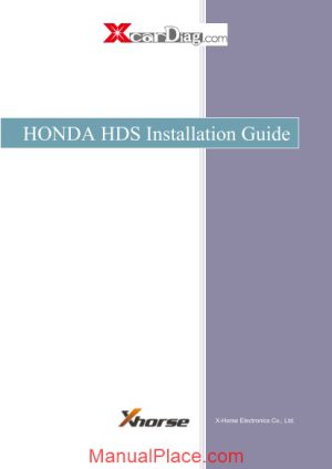 honda hds installation guide english 1 page 1