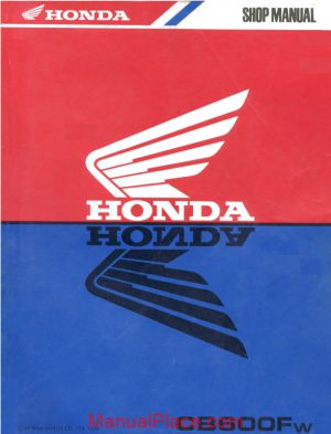 honda hornet cb600f w servicemanual page 1