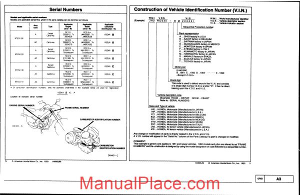 honda nt650 88 91 parts catalog page 4