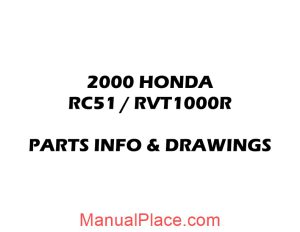 honda rvt1000r rc51 2000 parts manual and microfiches page 1