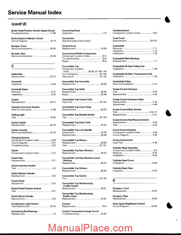 honda s2000 00 03 service manual page 4