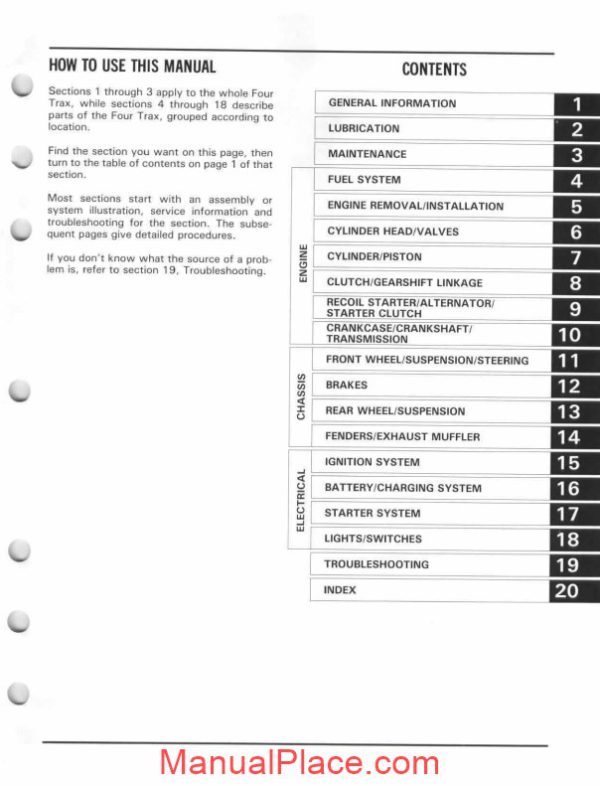 honda trx200sx service manual repair 1986 1988 page 3