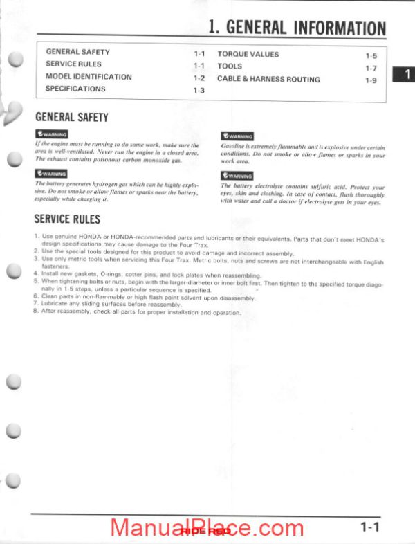 honda trx200sx service manual repair 1986 1988 page 4