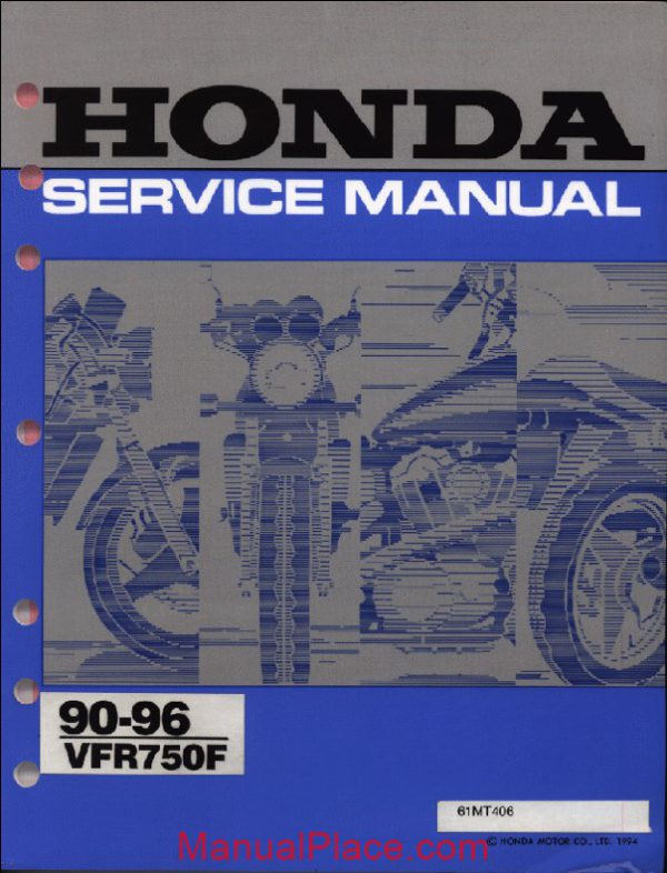 honda vfr 750f 90 96 service manual page 2