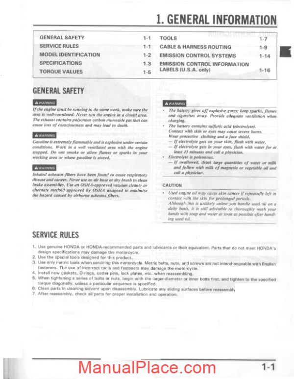 honda xl600 transalp 86 01 service manual eng page 2