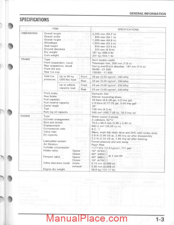 honda xl600 transalp 86 01 service manual eng page 4