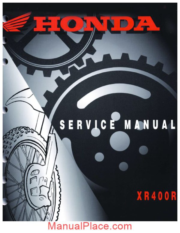 honda xr 400r service manual page 1