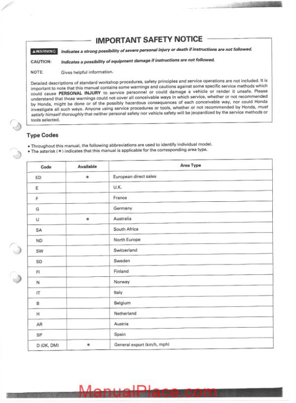 honda xr650r service manual page 3