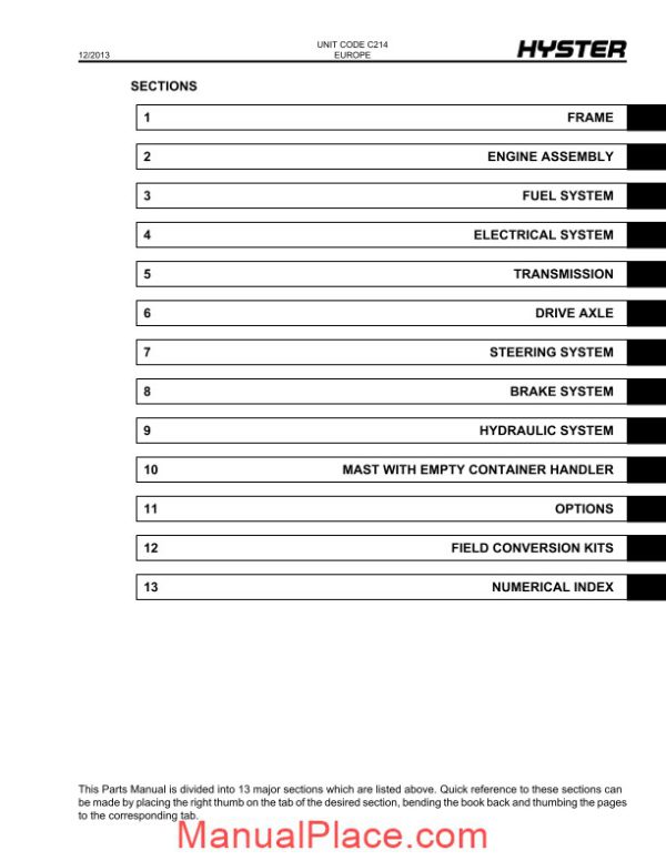 hyster 45 ton 2013 parts manual page 3