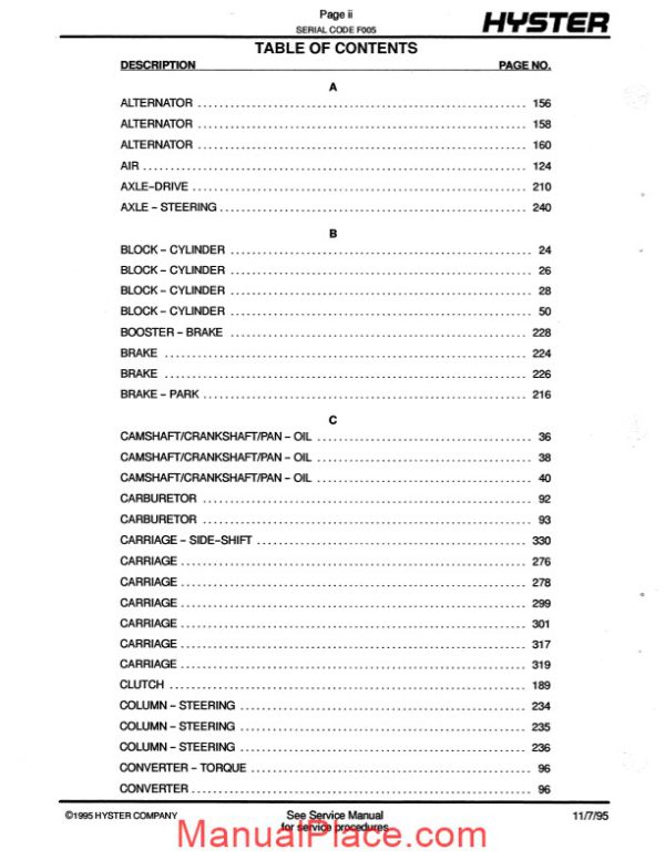 hyster f005 parts manual pdf page 3