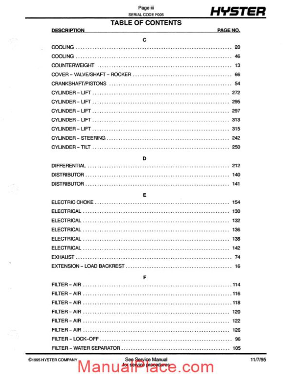 hyster f005 parts manual pdf page 4