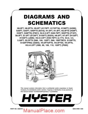 hyster forklift diagrams and schematics page 1