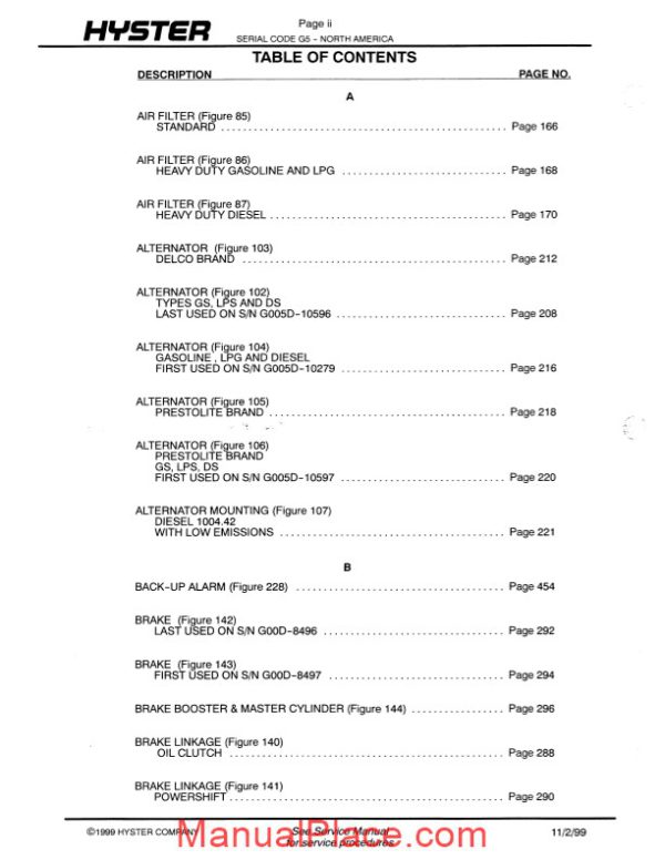 hyster g005 parts manual page 3