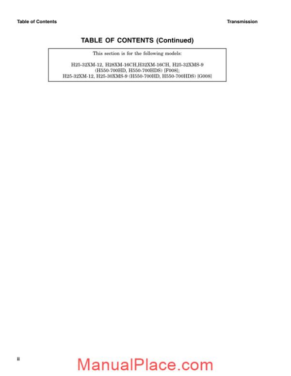 hyster transmission repair manual page 4