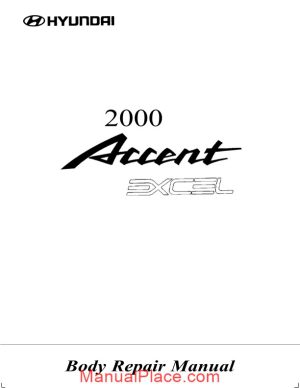 hyundai accent 2000 body repair manual page 1