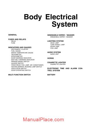 hyundai county body electrical system page 1