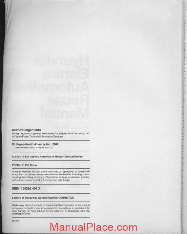 hyundai elantra repair manual page 3