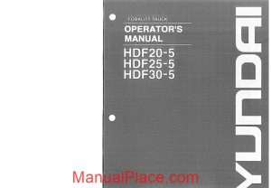 hyundai forklift hdf20 25 30 5 operator manual page 1