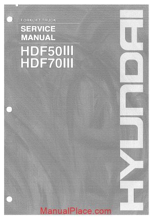 hyundai forklift hdf50 70iii service manual page 1