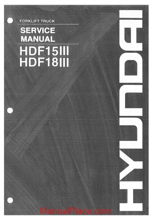 hyundai forklift truck hdf15 18 iii service manual page 1