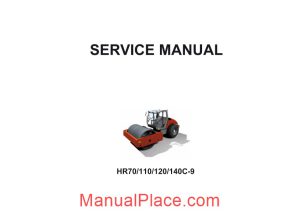 hyundai road roller hr70 110 120 140c 9 repair manual page 1