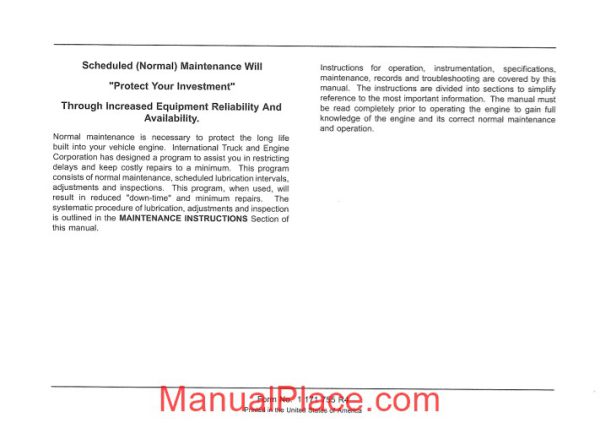 international engine operation service and maintenance manual dt530 page 4