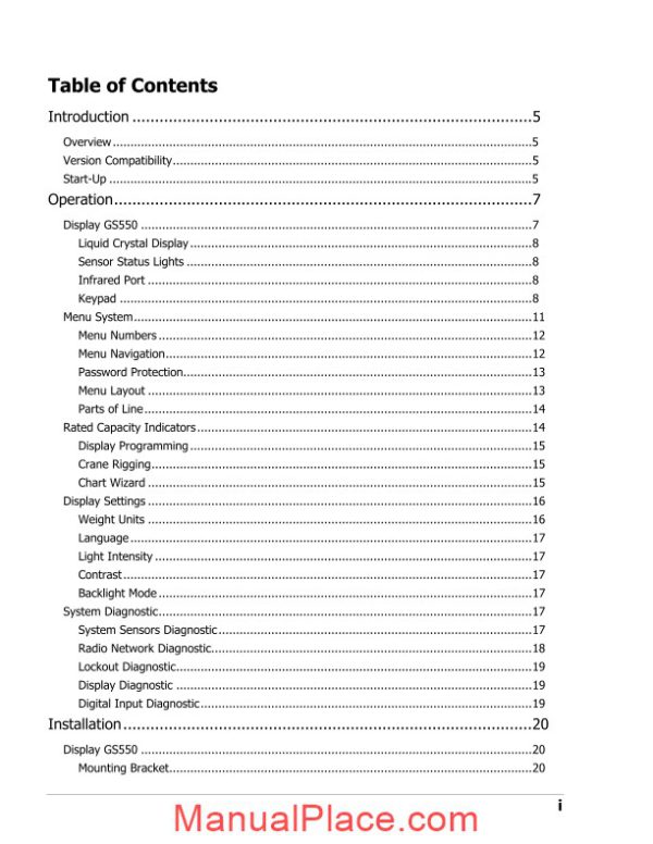 international gs550 user manual load systems page 3