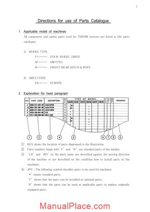 iseki tm3160 parts manual 2 page 1